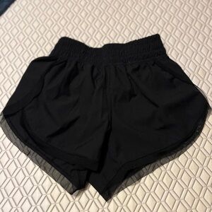 Apana Black Athletic Shorts Lightweight Quick-Drying